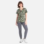 Maevn Prints Women's Scrub Top – Cuddly Checkup (1797)