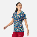 Maevn Prints Women's Scrub Top – Festive Sips (1797)