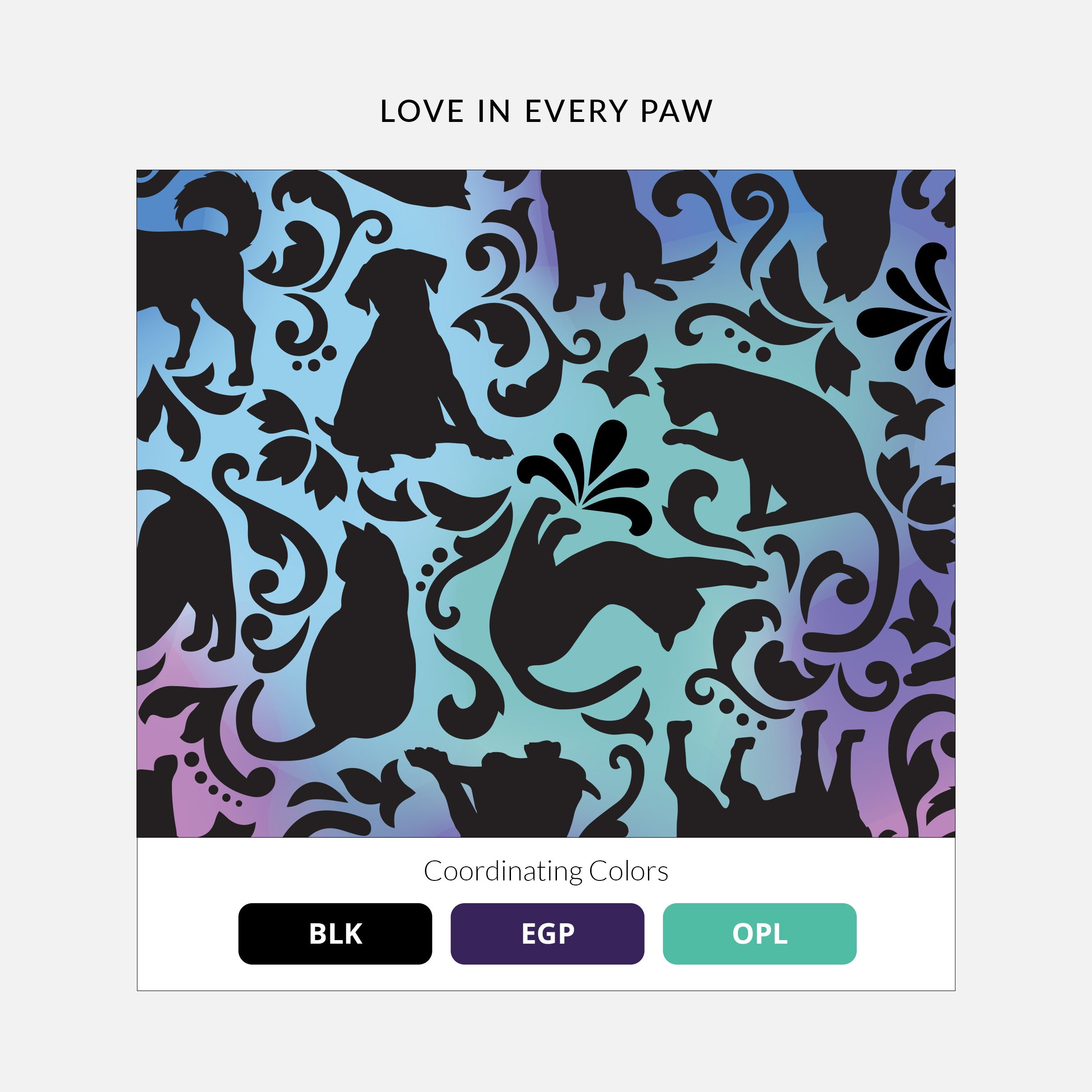 Maevn Prints Women's Scrub Top – Love in Every Paw (1797)