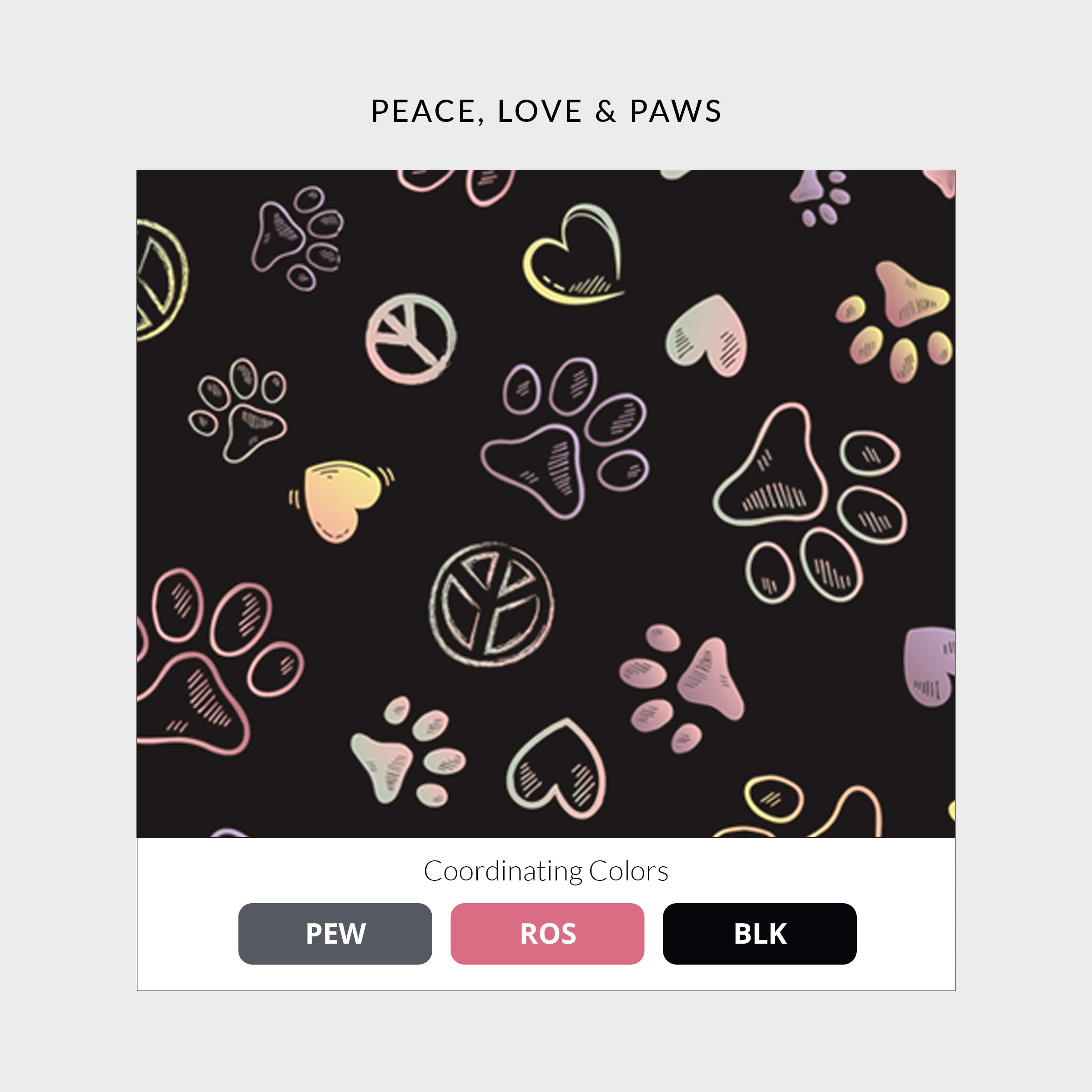 Maevn Prints Women's Scrub Top – Peace Love & Paws (1797)