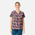 Maevn Prints Women's Scrub Top – Tropical Bloom (1797)