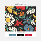 Maevn Prints Women's Scrub Top – Wildflower Pop (1797)