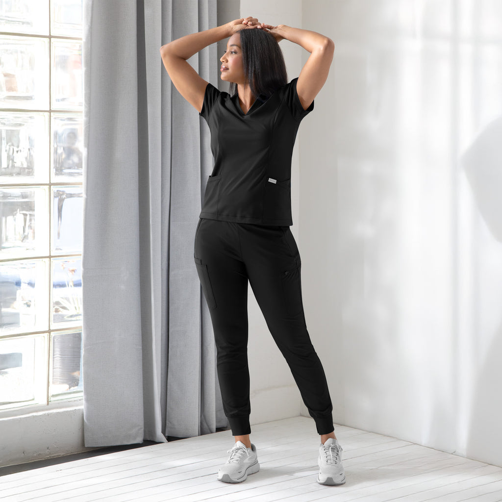 Maevn Embrace ZOE Banded V-Neck Top 2501