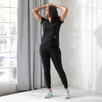 Maevn Embrace ZOE Banded V-Neck Top 2501