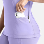 Maevn Embrace ZOE Banded V-Neck Top 2501