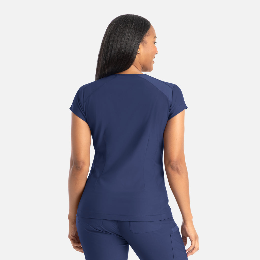 Maevn Embrace ZOE Banded V-Neck Top 2501