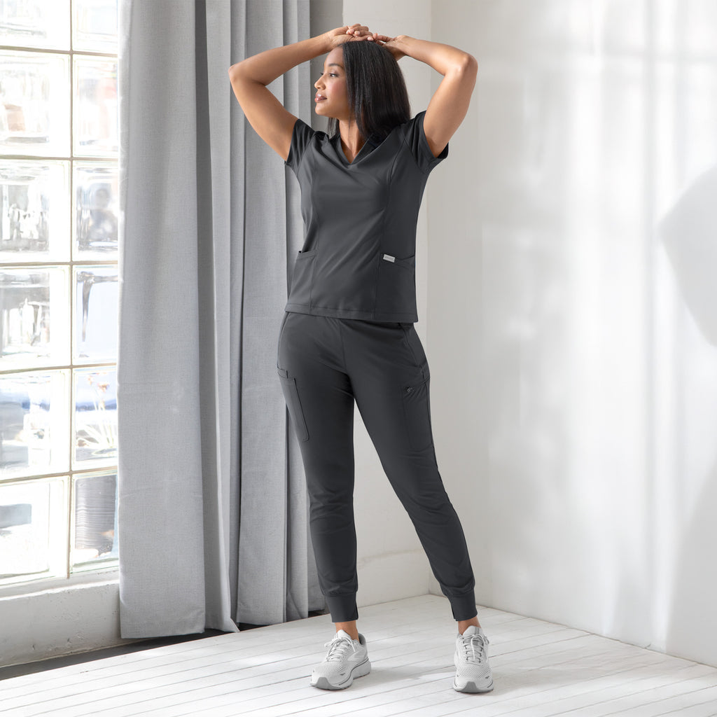 Maevn Embrace ZOE Banded V-Neck Top 2501