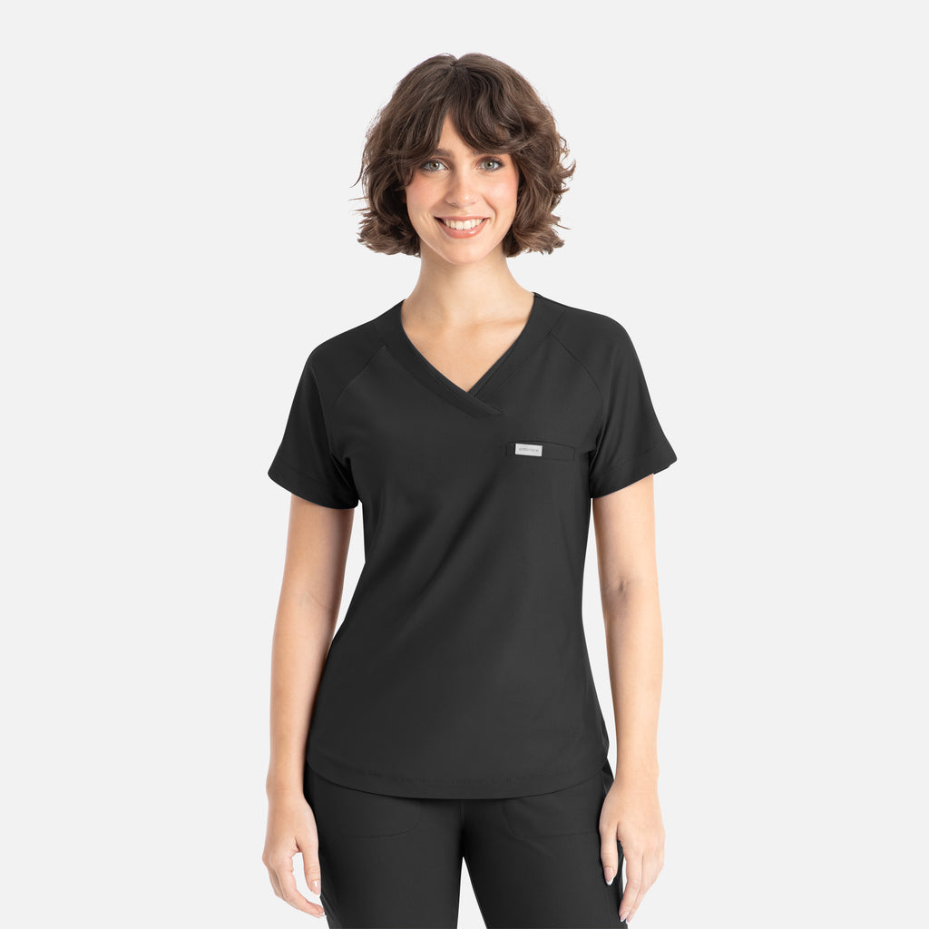 Maevn Embrace LUNA Tuckable Y-Neck Top 2502