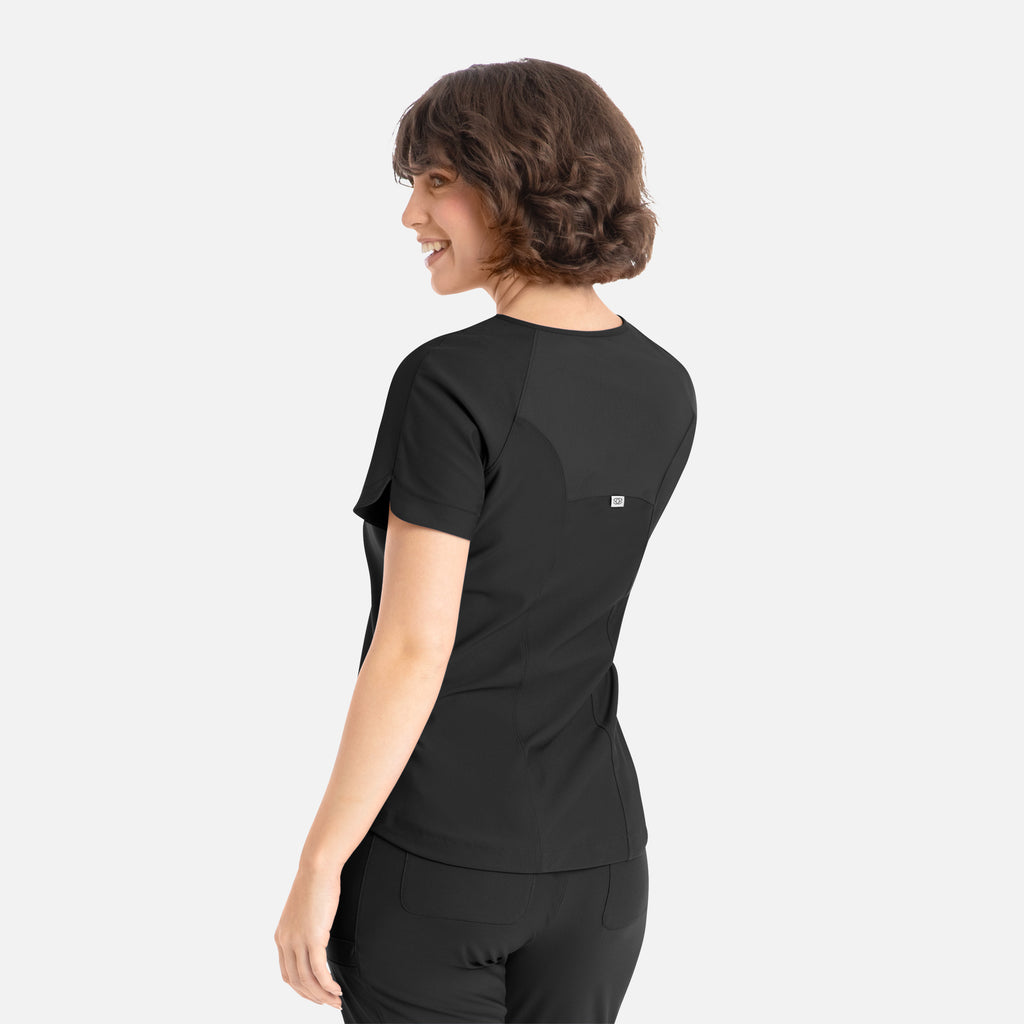 Maevn Embrace LUNA Tuckable Y-Neck Top 2502