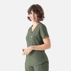 Maevn Embrace LUNA Tuckable Y-Neck Top 2502