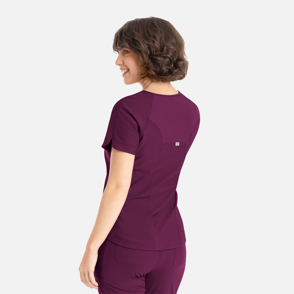 Maevn Embrace LUNA Tuckable Y-Neck Top 2502