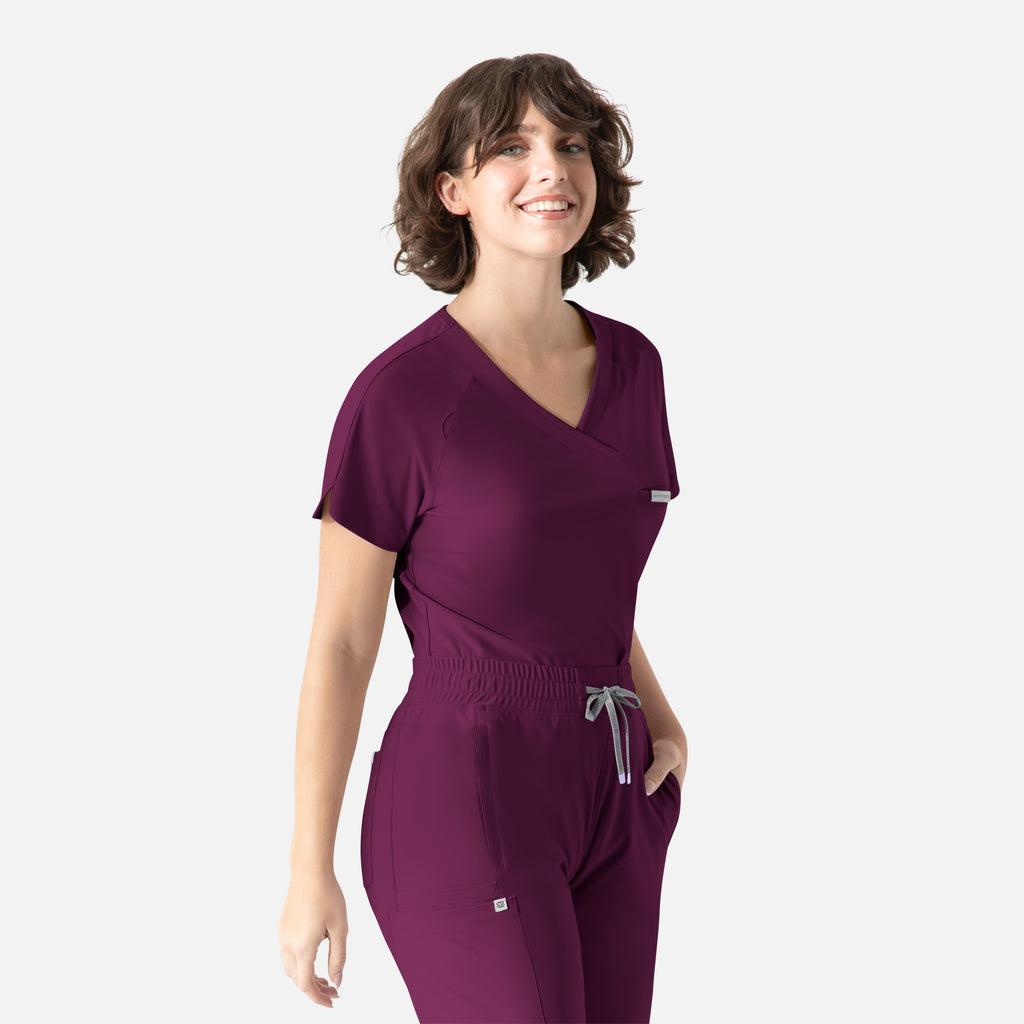 Maevn Embrace LUNA Tuckable Y-Neck Top 2502