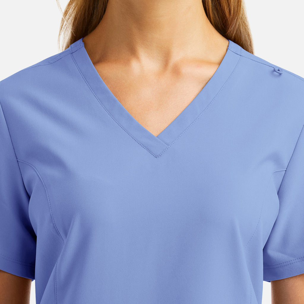 Maevn Momentum Womens Double V-Neck Top 5001