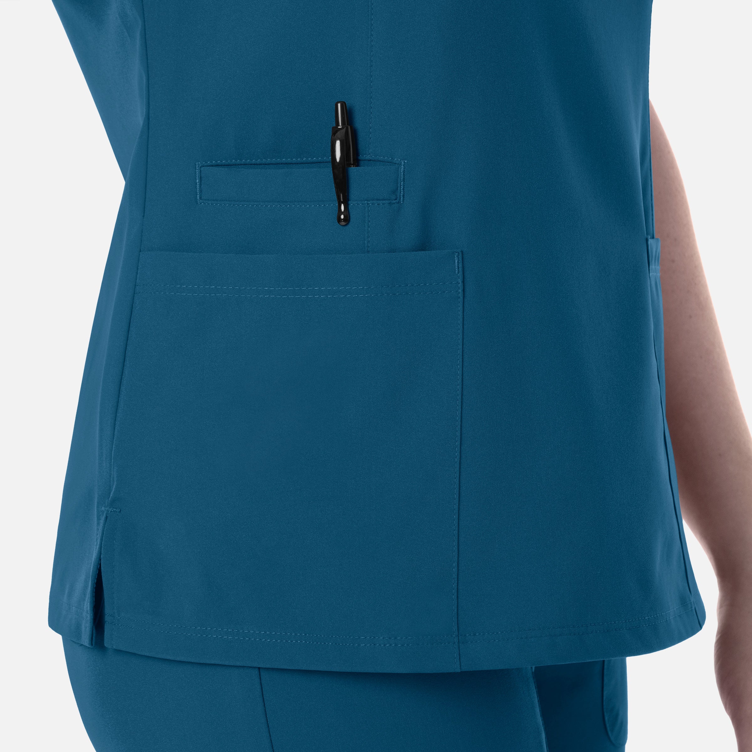 Maevn Momentum Womens Double V-Neck Top 5001