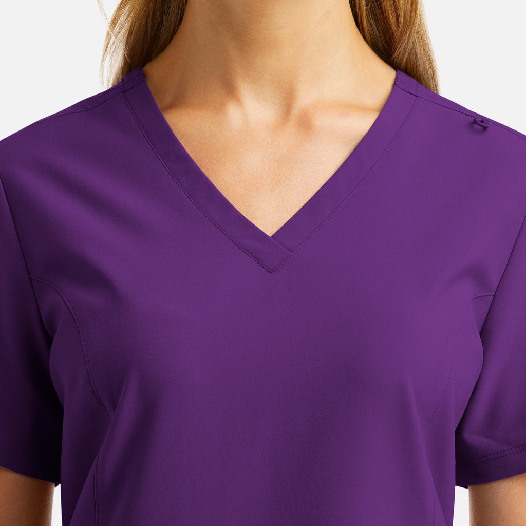 Maevn Momentum Womens Double V-Neck Top 5001