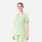 Maevn Momentum Womens Double V-Neck Top 5001