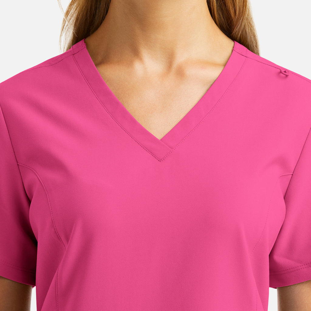 Maevn Momentum Womens Double V-Neck Top 5001