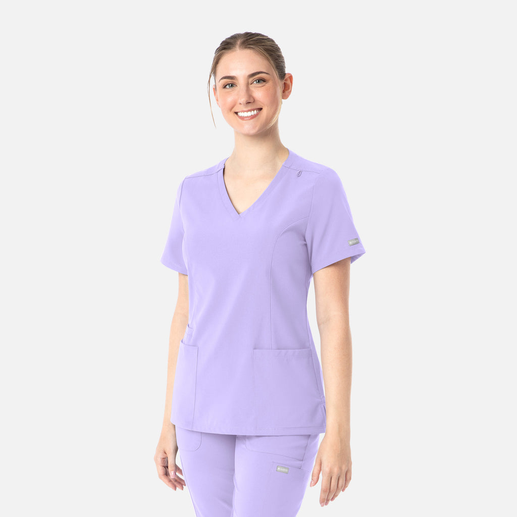 Maevn Momentum Womens Double V-Neck Top 5001