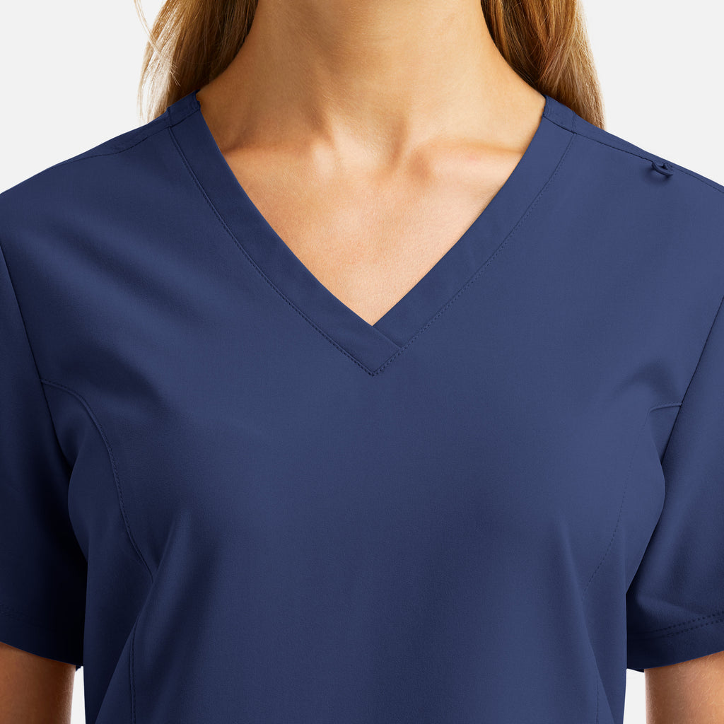 Maevn Momentum Womens Double V-Neck Top 5001