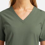 Maevn Momentum Womens Double V-Neck Top 5001