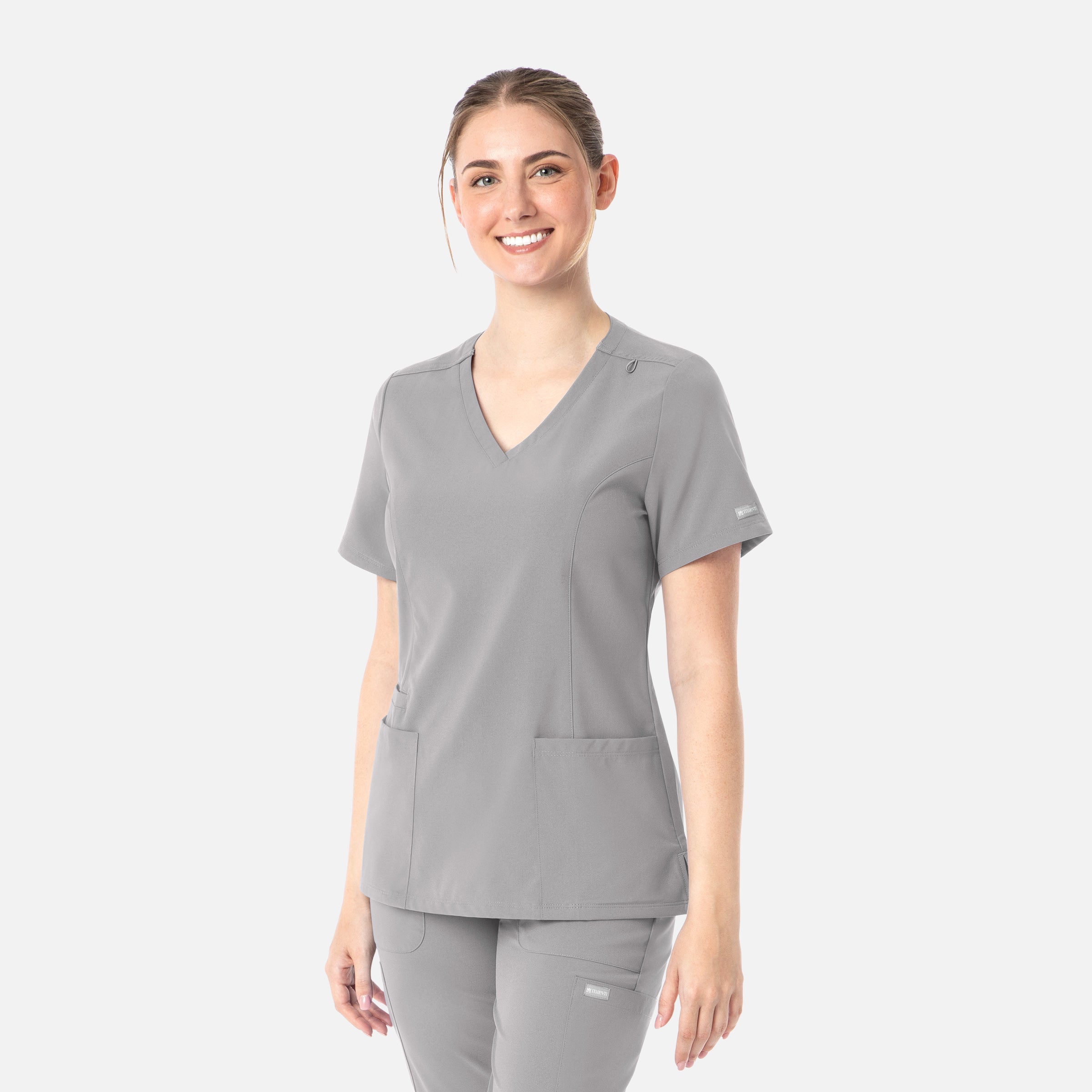 Maevn Momentum Womens Double V-Neck Top 5001