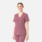 Maevn Momentum Womens Double V-Neck Top 5001