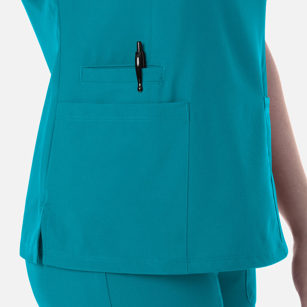 Maevn Momentum Womens Double V-Neck Top 5001