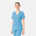 Maevn Momentum Womens Double V-Neck Top 5001