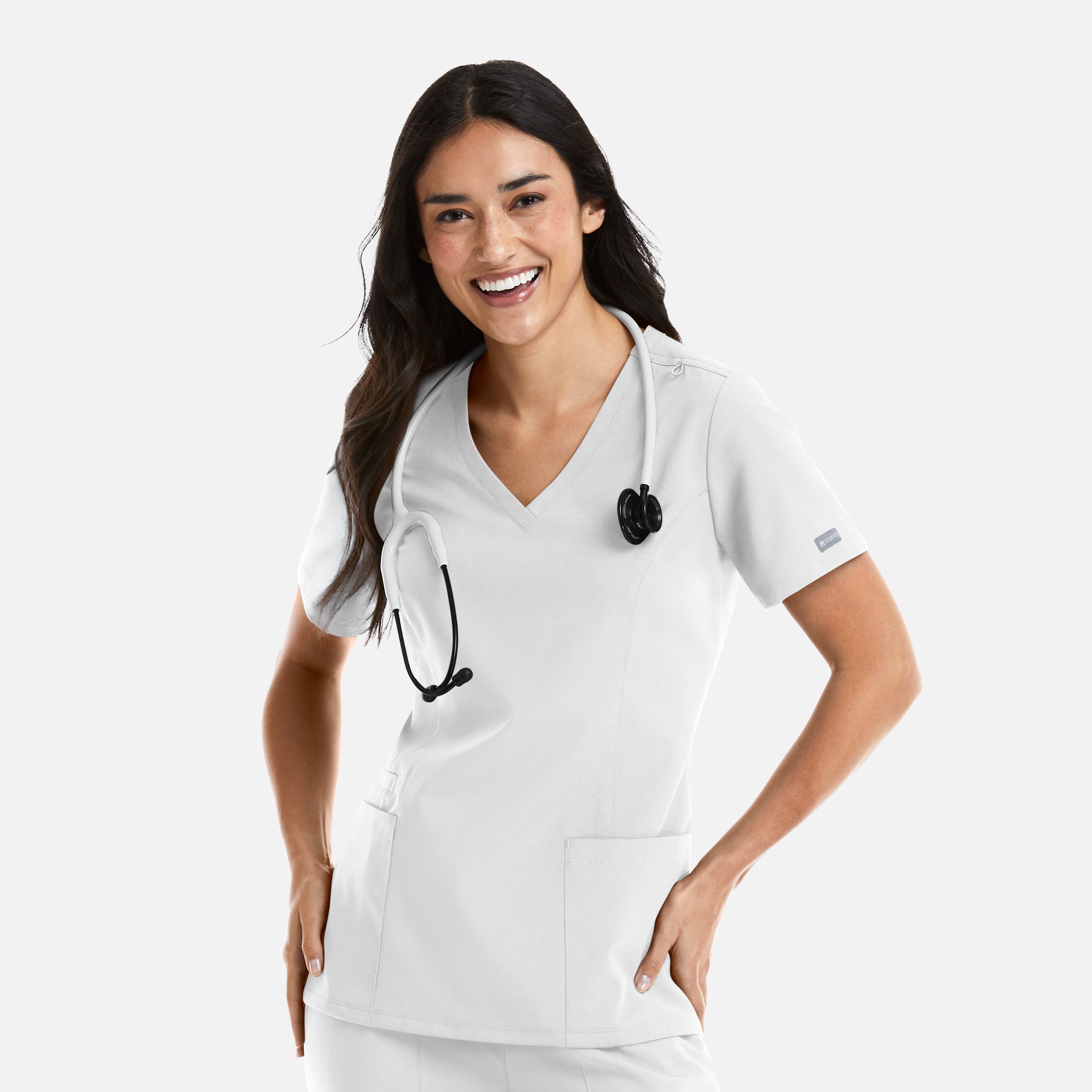 Maevn Momentum Womens Double V-Neck Top 5001