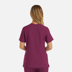 Maevn Momentum Womens Double V-Neck Top 5001