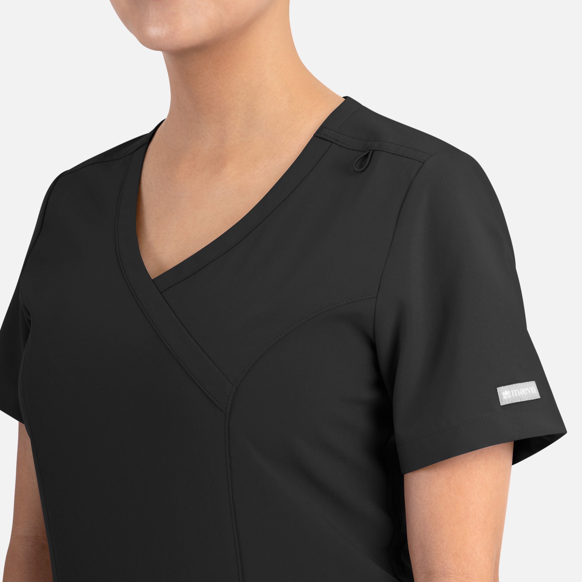 Maevn Momentum Womens Mock Wrap Top 5002