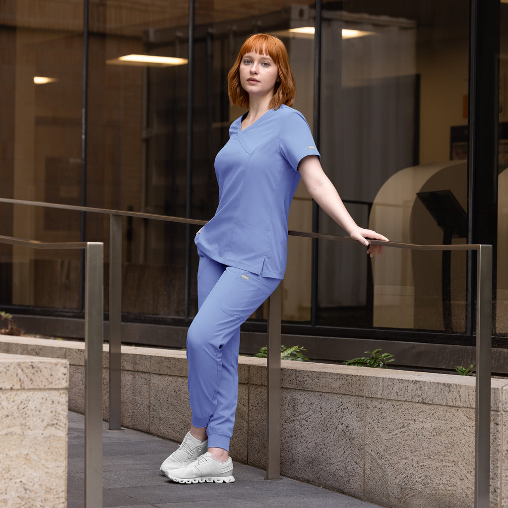 Maevn Momentum Womens Mock Wrap Top 5002