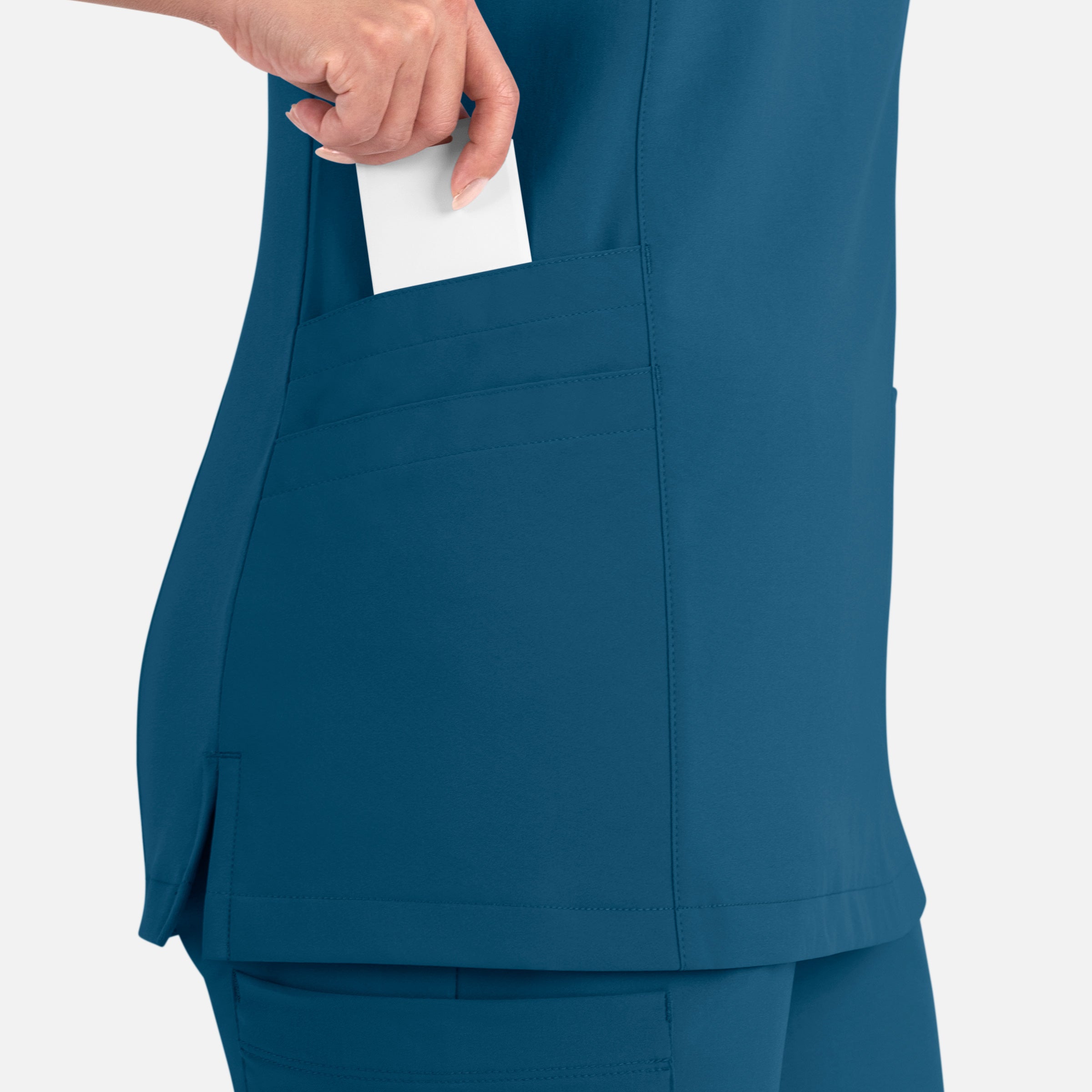 Maevn Momentum Womens Mock Wrap Top 5002