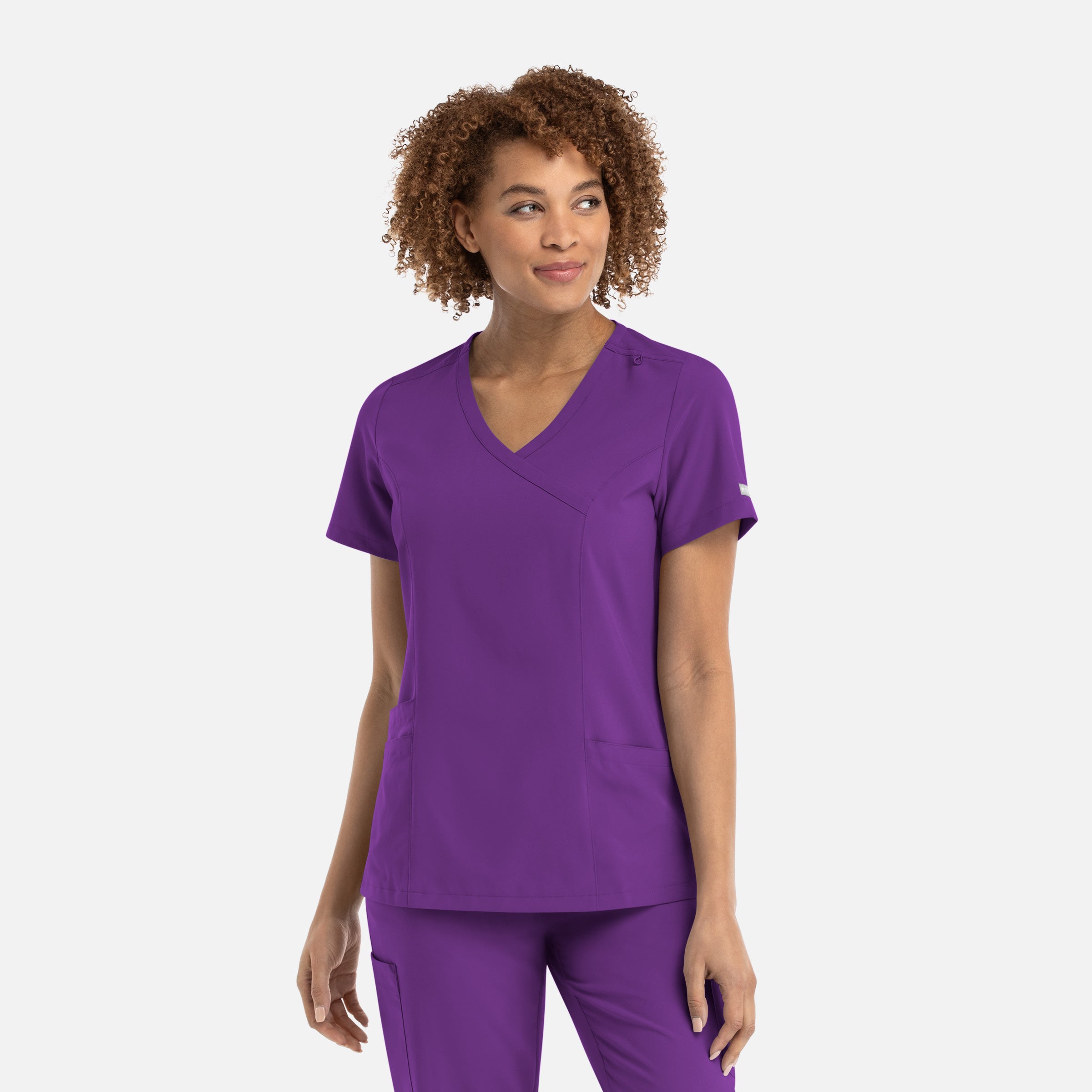 Maevn Momentum Womens Mock Wrap Top 5002