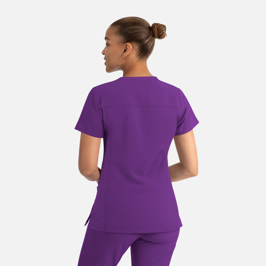 Maevn Momentum Womens Mock Wrap Top 5002