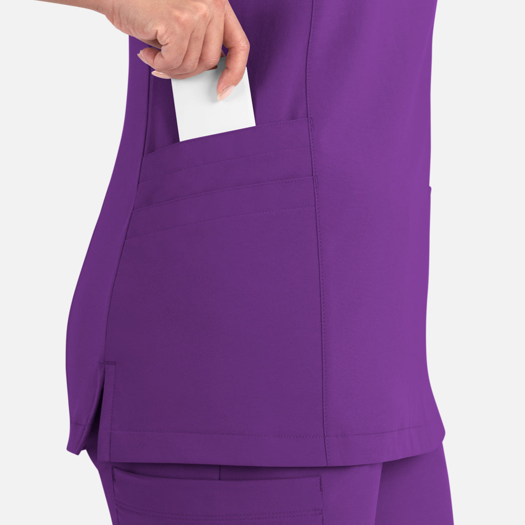 Maevn Momentum Womens Mock Wrap Top 5002