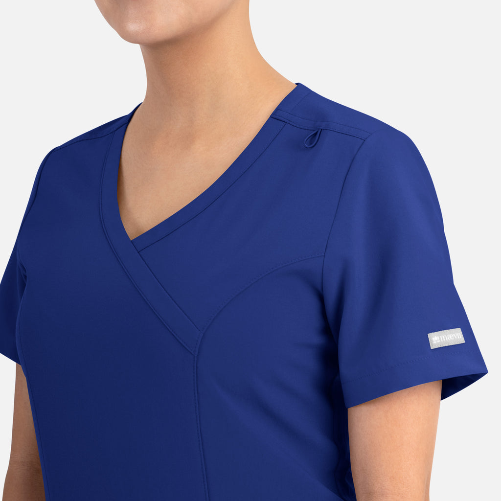 Maevn Momentum Womens Mock Wrap Top 5002