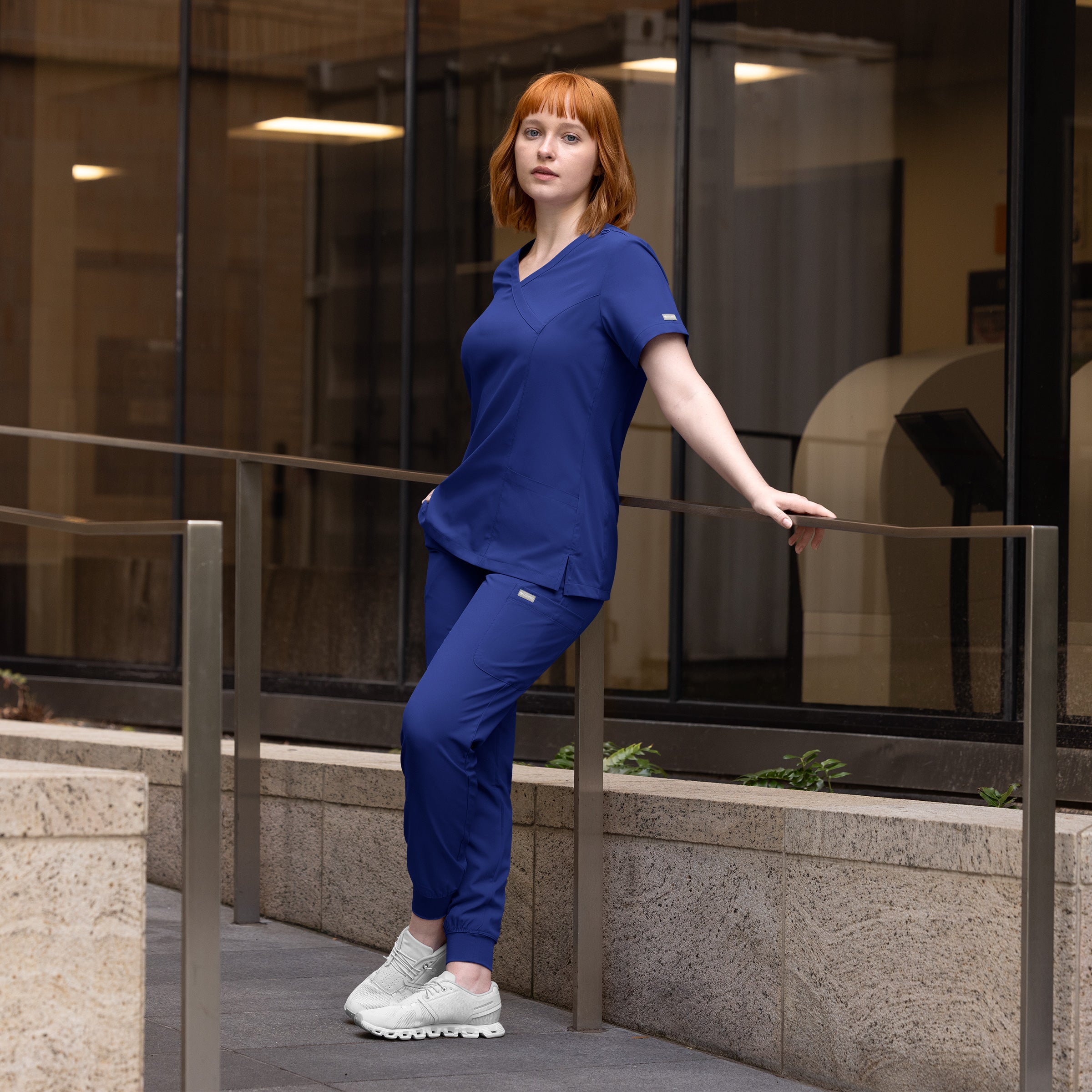 Maevn Momentum Womens Mock Wrap Top 5002