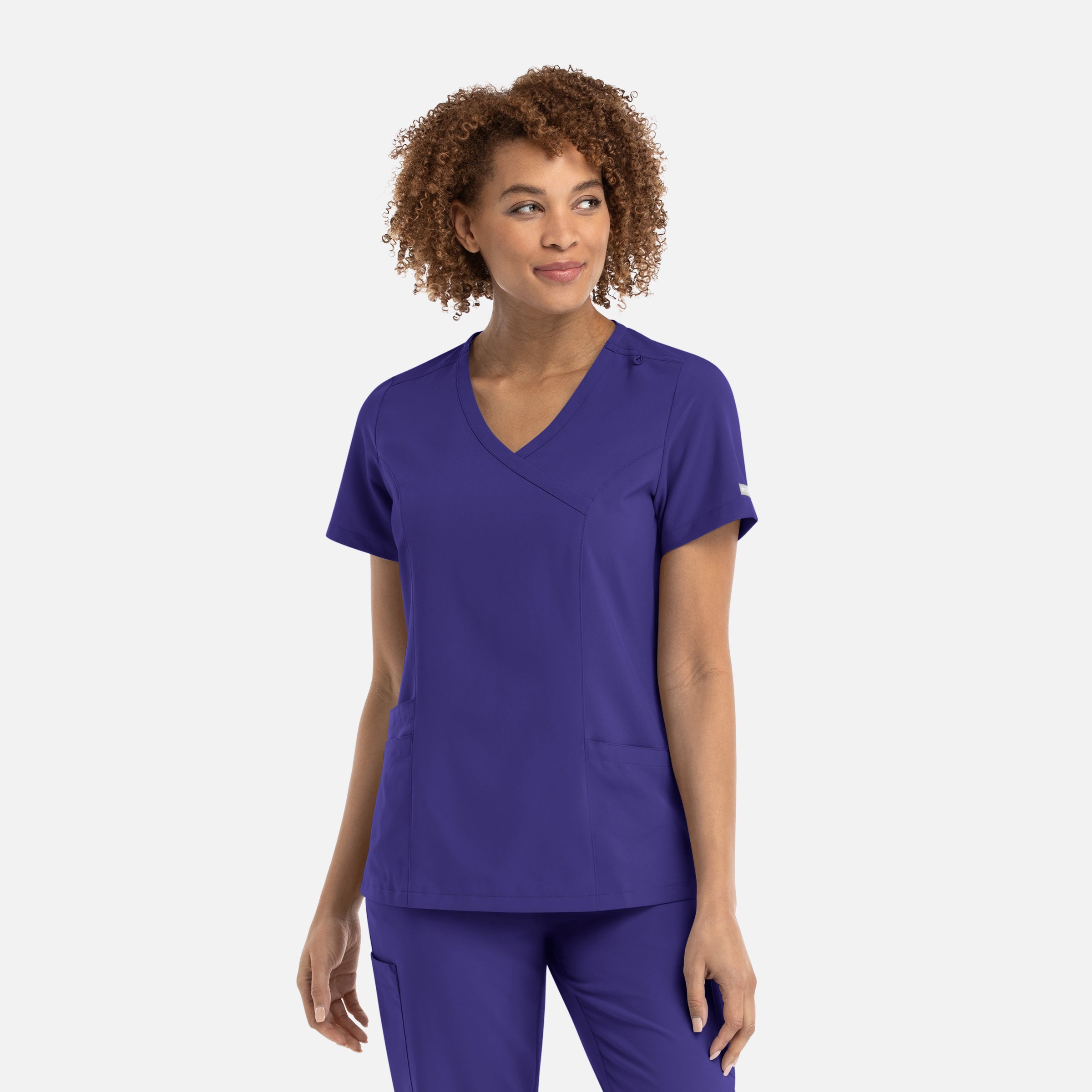 Maevn Momentum Womens Mock Wrap Top 5002