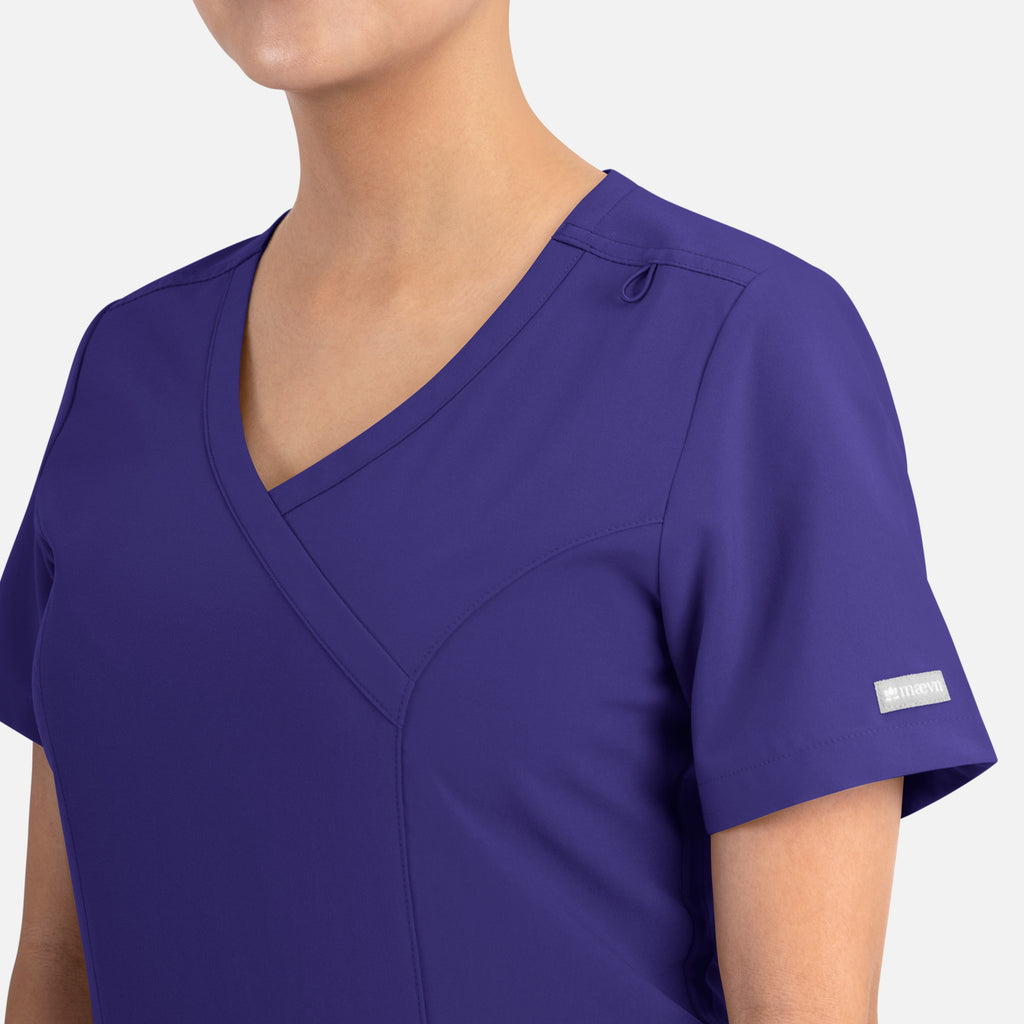 Maevn Momentum Womens Mock Wrap Top 5002