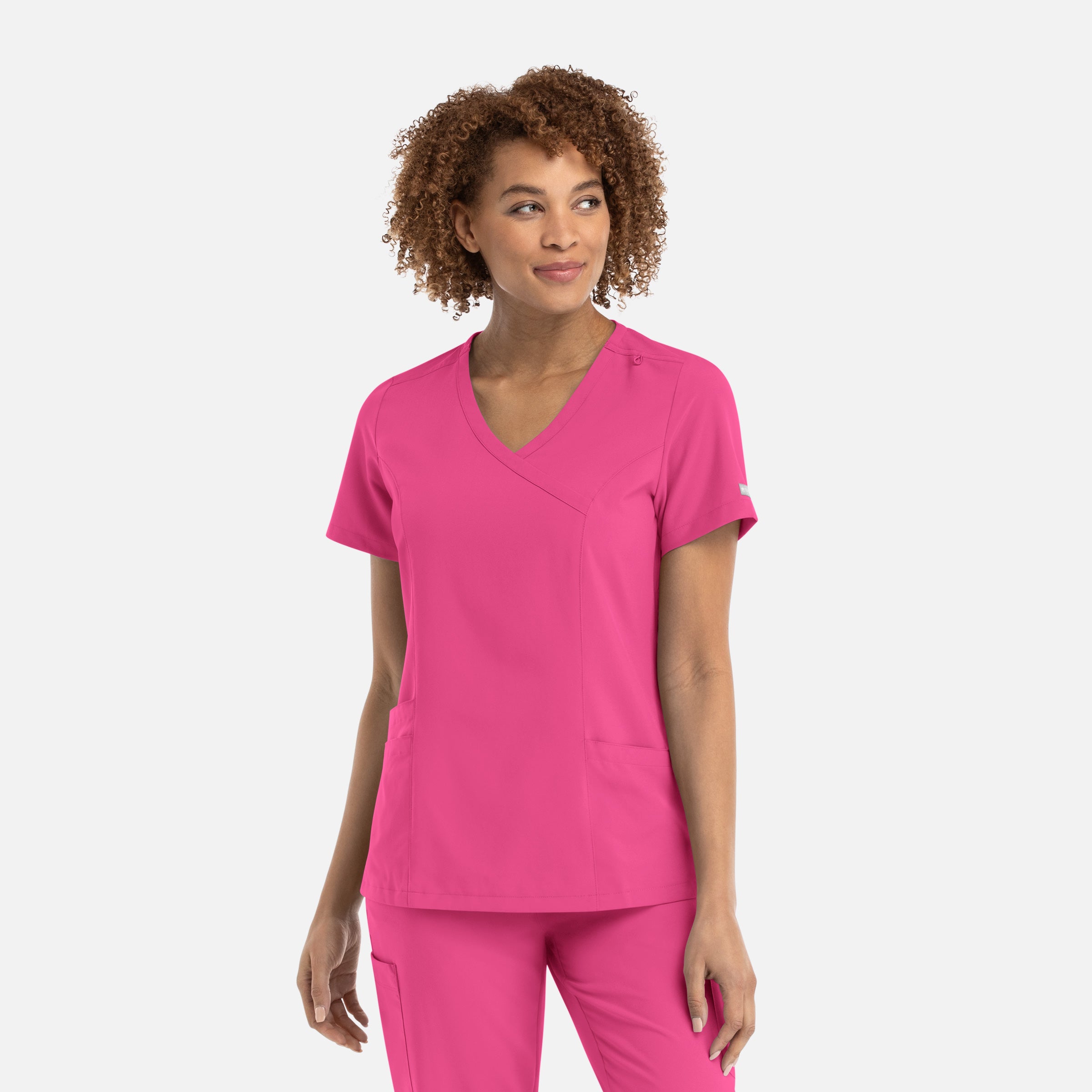 Maevn Momentum Womens Mock Wrap Top 5002