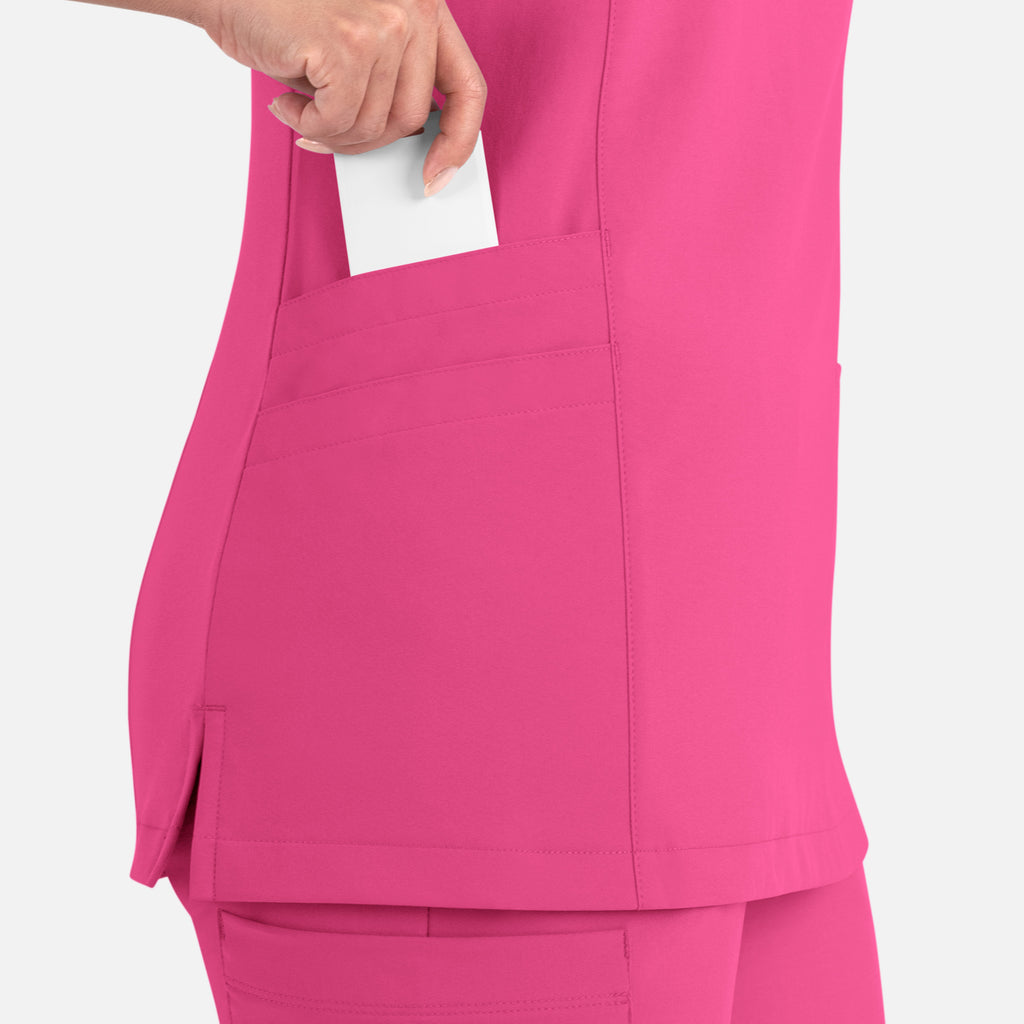 Maevn Momentum Womens Mock Wrap Top 5002