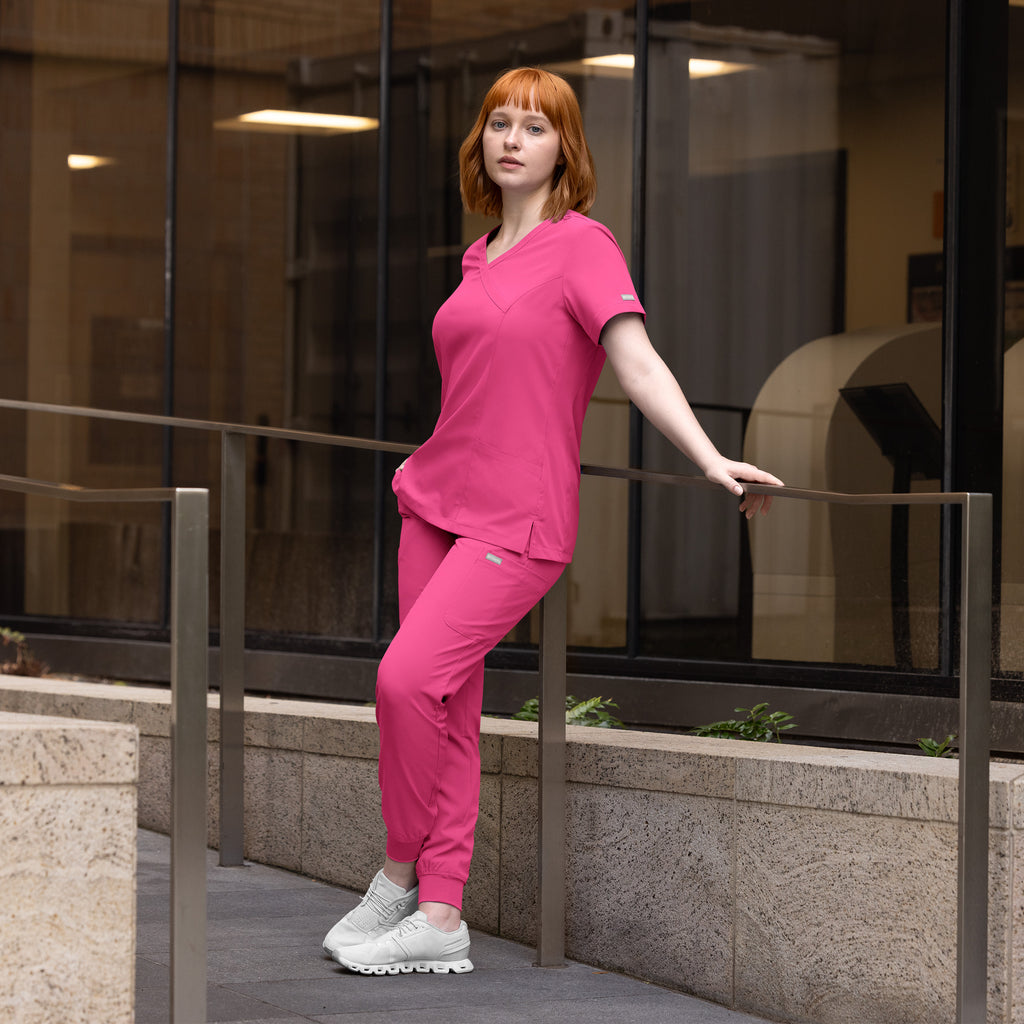 Maevn Momentum Womens Mock Wrap Top 5002