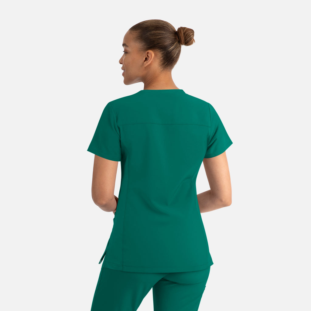 Maevn Momentum Womens Mock Wrap Top 5002