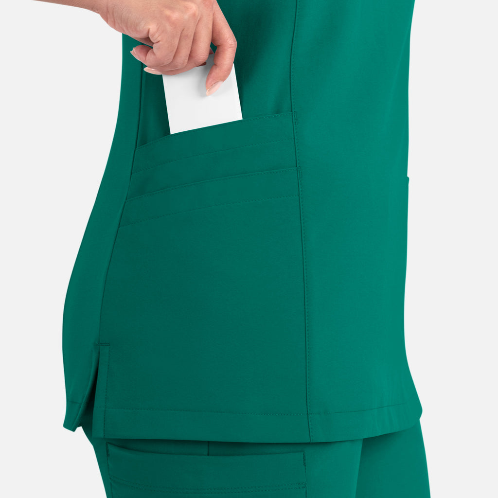 Maevn Momentum Womens Mock Wrap Top 5002