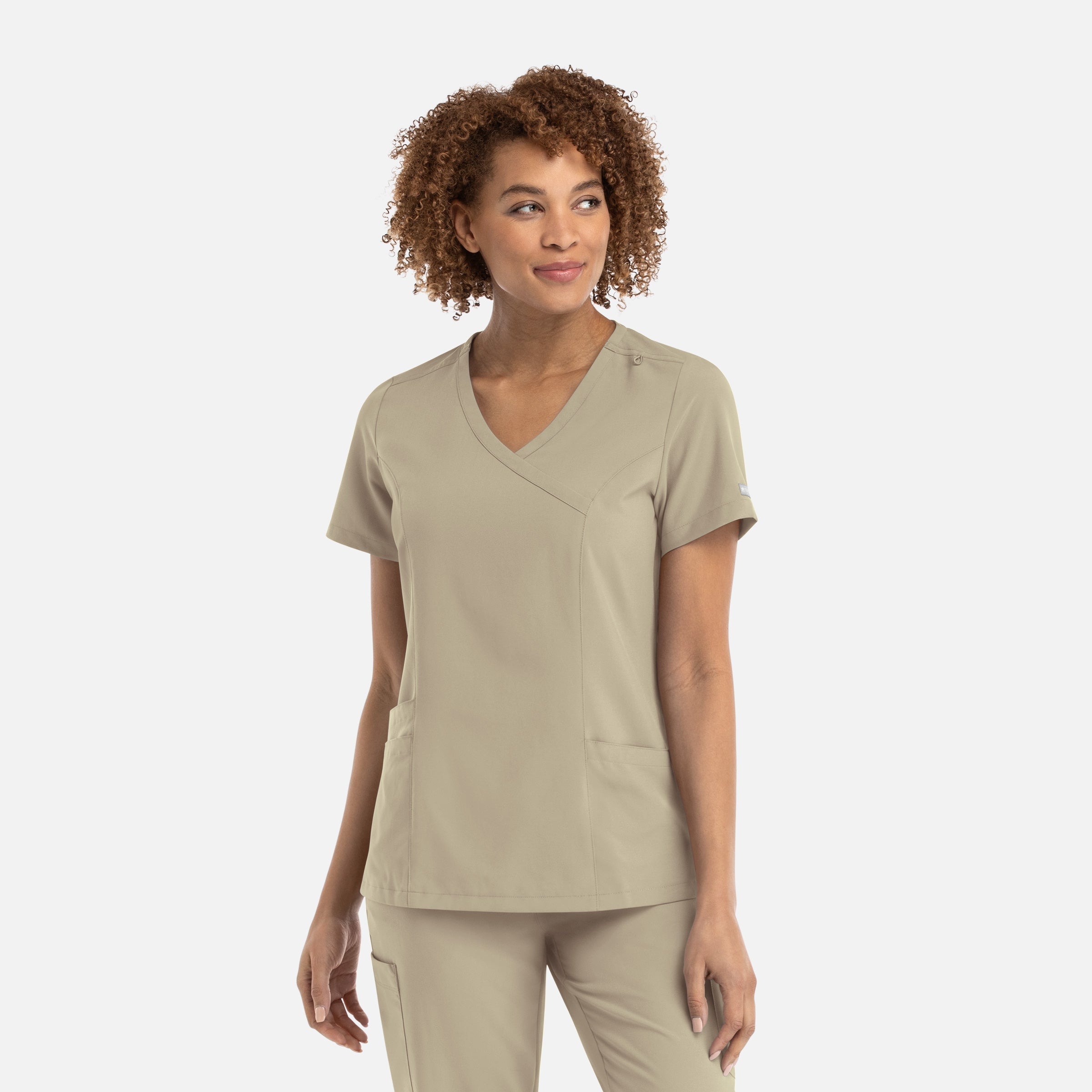 Maevn Momentum Womens Mock Wrap Top 5002