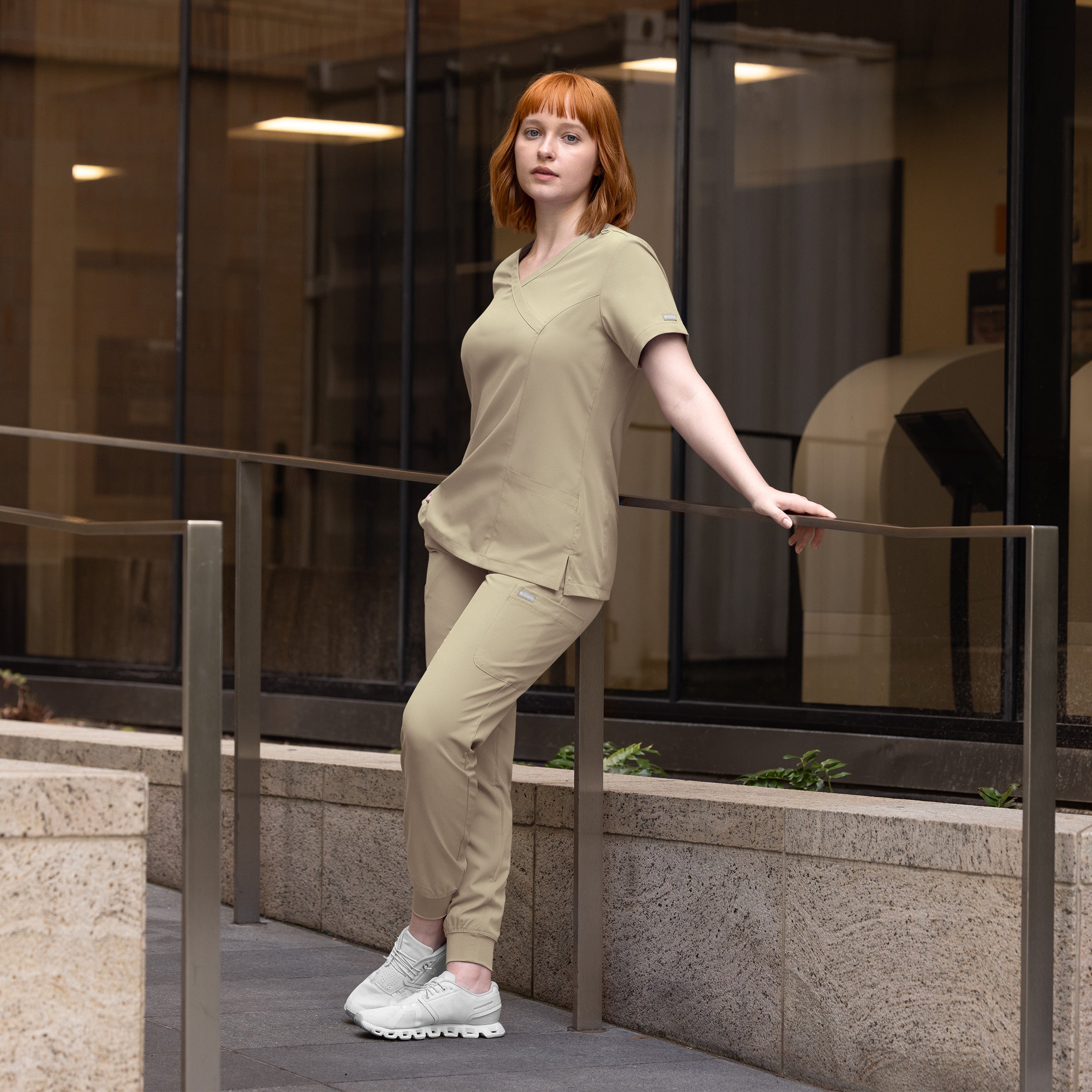 Maevn Momentum Womens Mock Wrap Top 5002