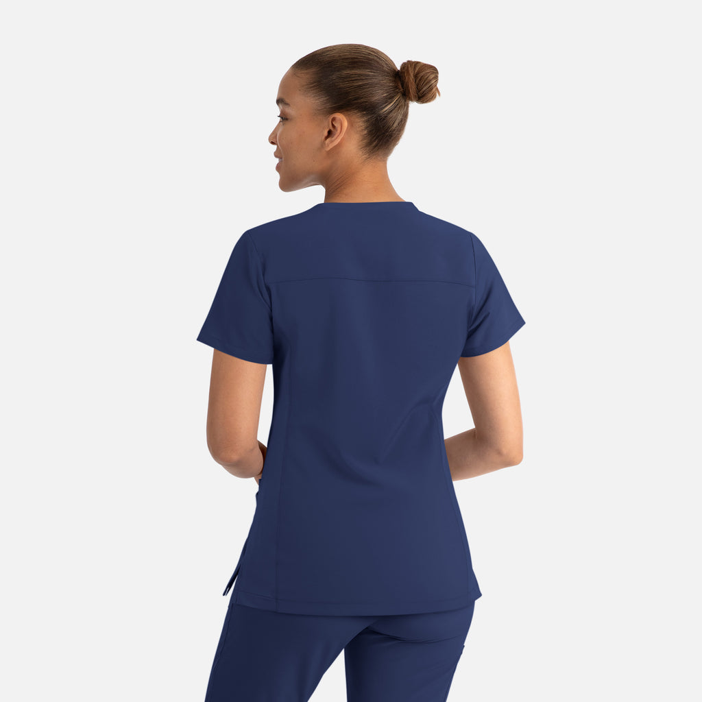 Maevn Momentum Womens Mock Wrap Top 5002