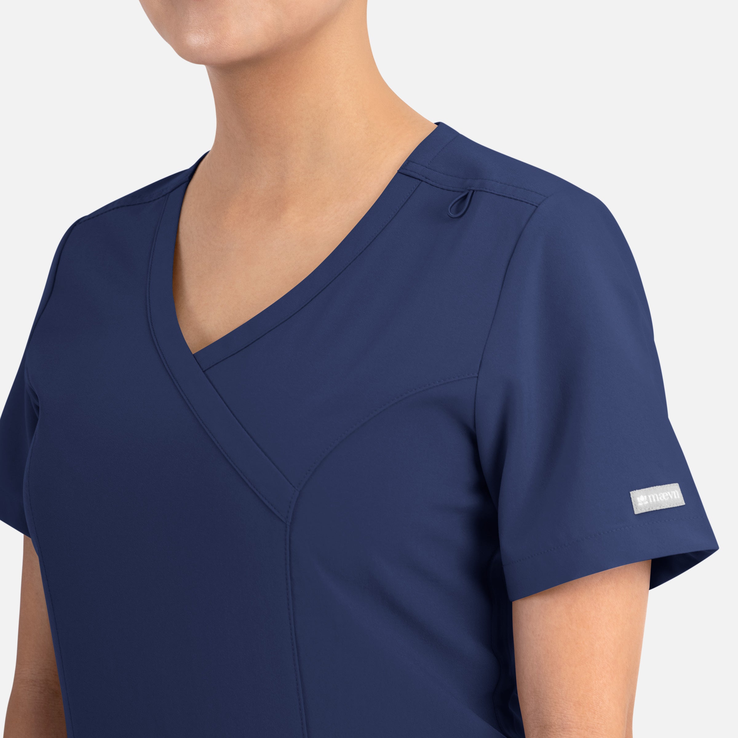 Maevn Momentum Womens Mock Wrap Top 5002