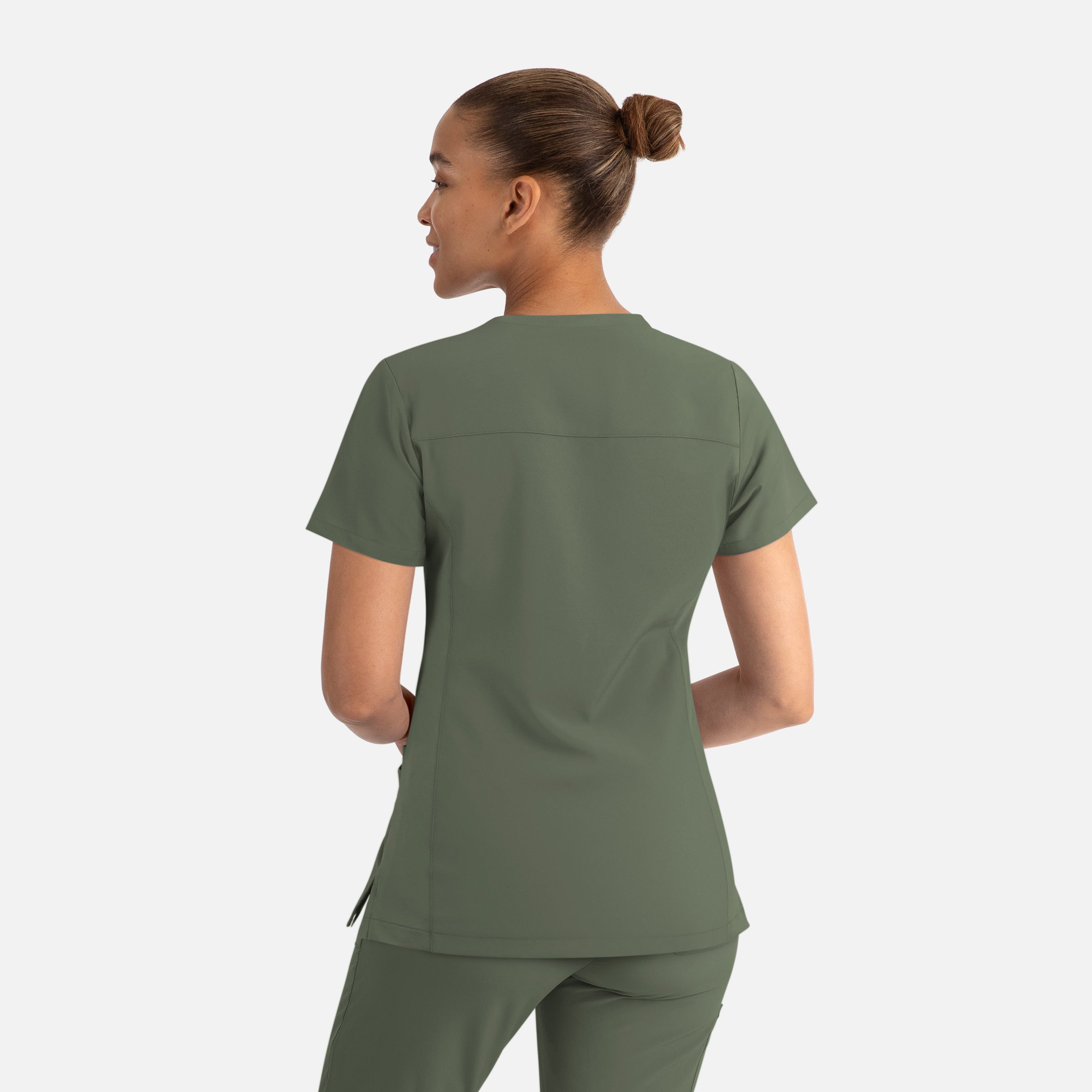 Maevn Momentum Womens Mock Wrap Top 5002